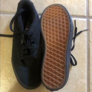 Boys VANS Black Size 4